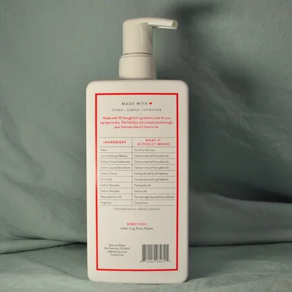 Native candy cane body wash & shampoo brand new UNUSED (B010)